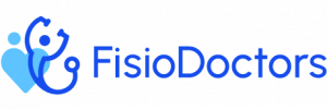 Logo de FisioDoctors, clínica de fisioterapia y rehabilitación en Tijuana